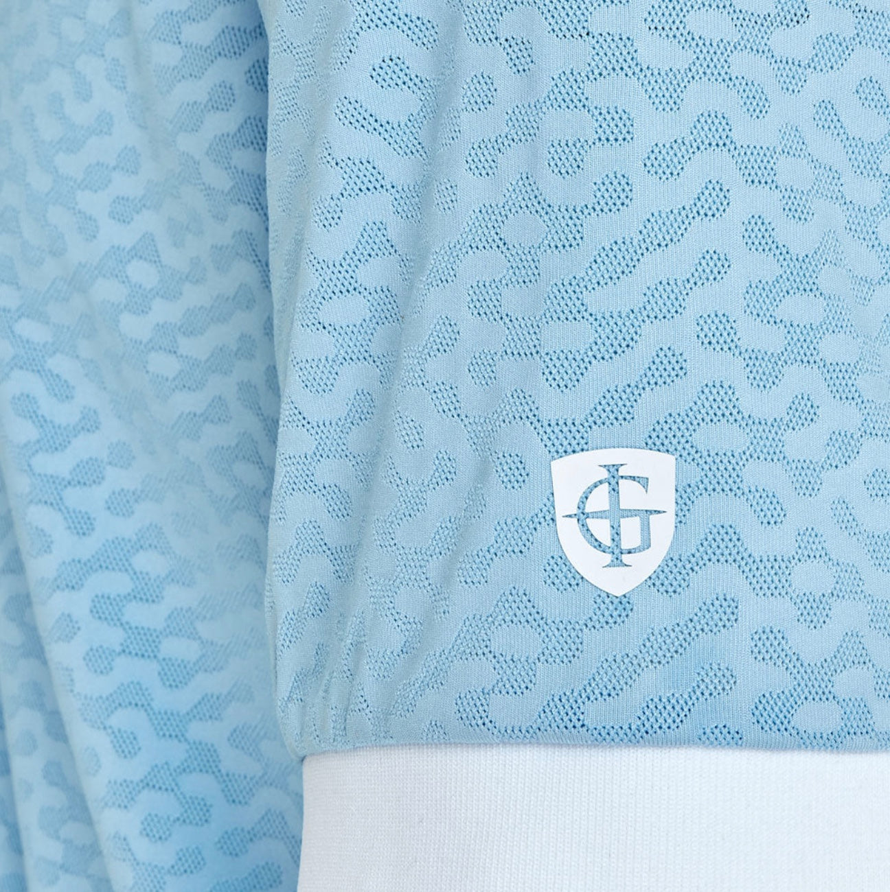 Island Green Jacquard Golf Polo Shirt