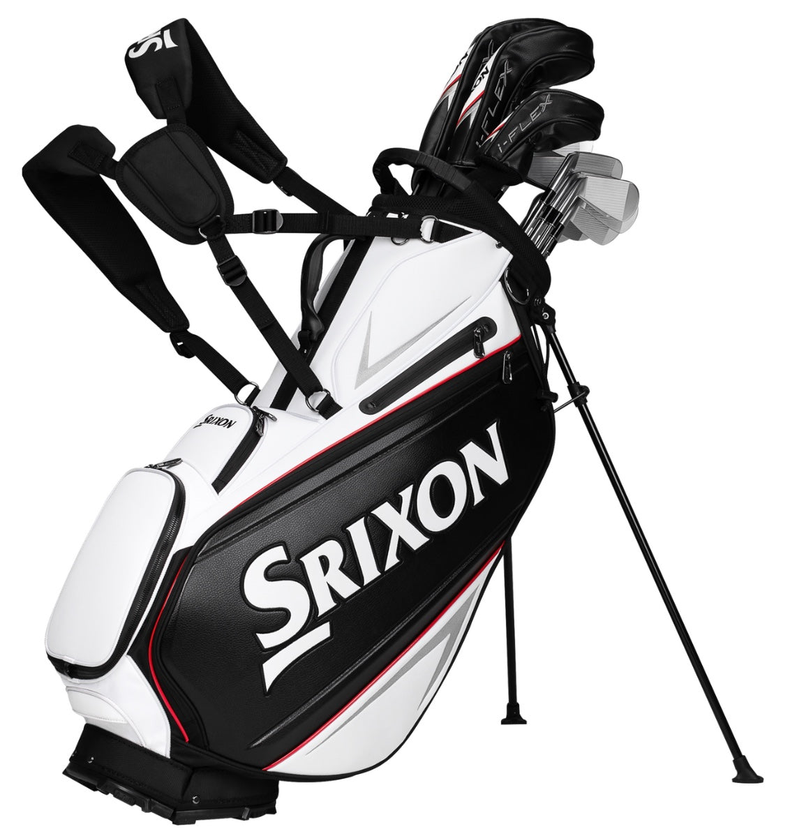 Srixon Black/White Tour Stand Bag