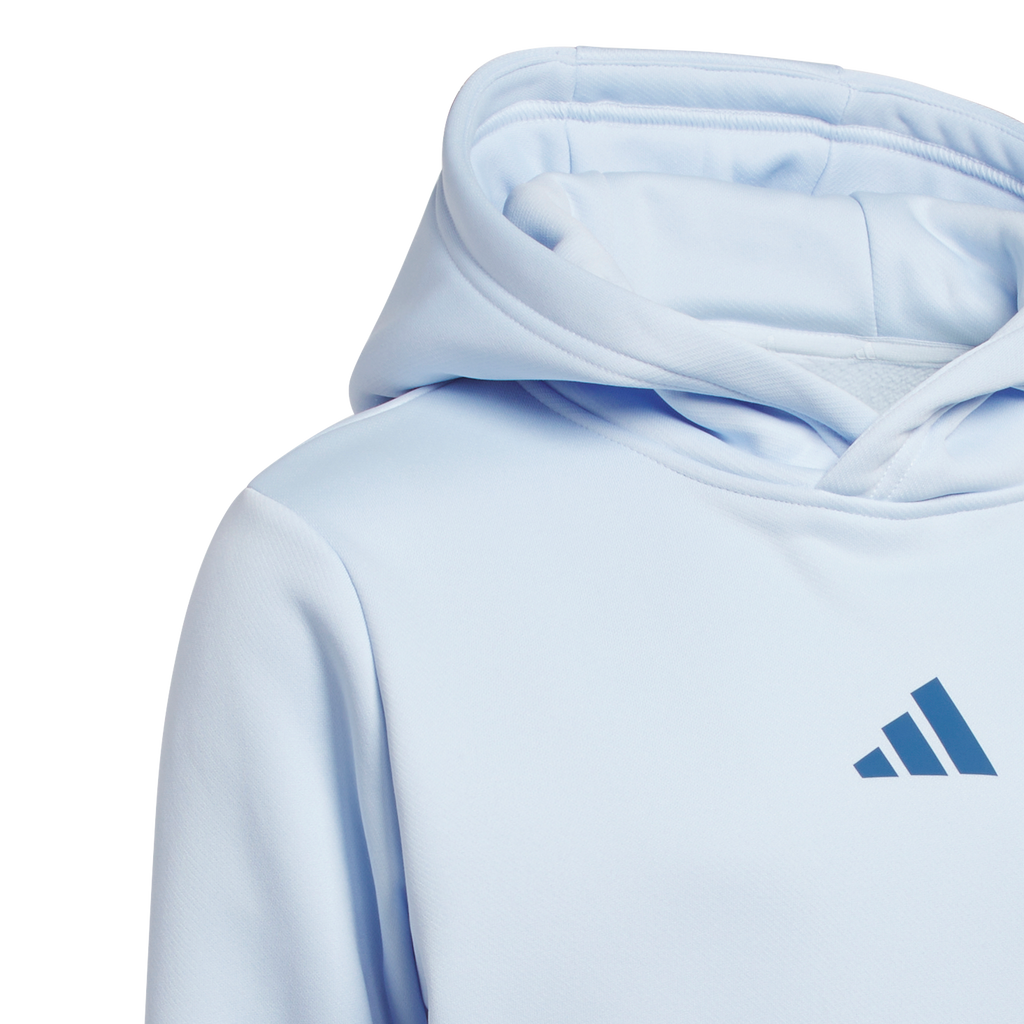 Adidas (UNISX) Light Blue Casual Hoodie