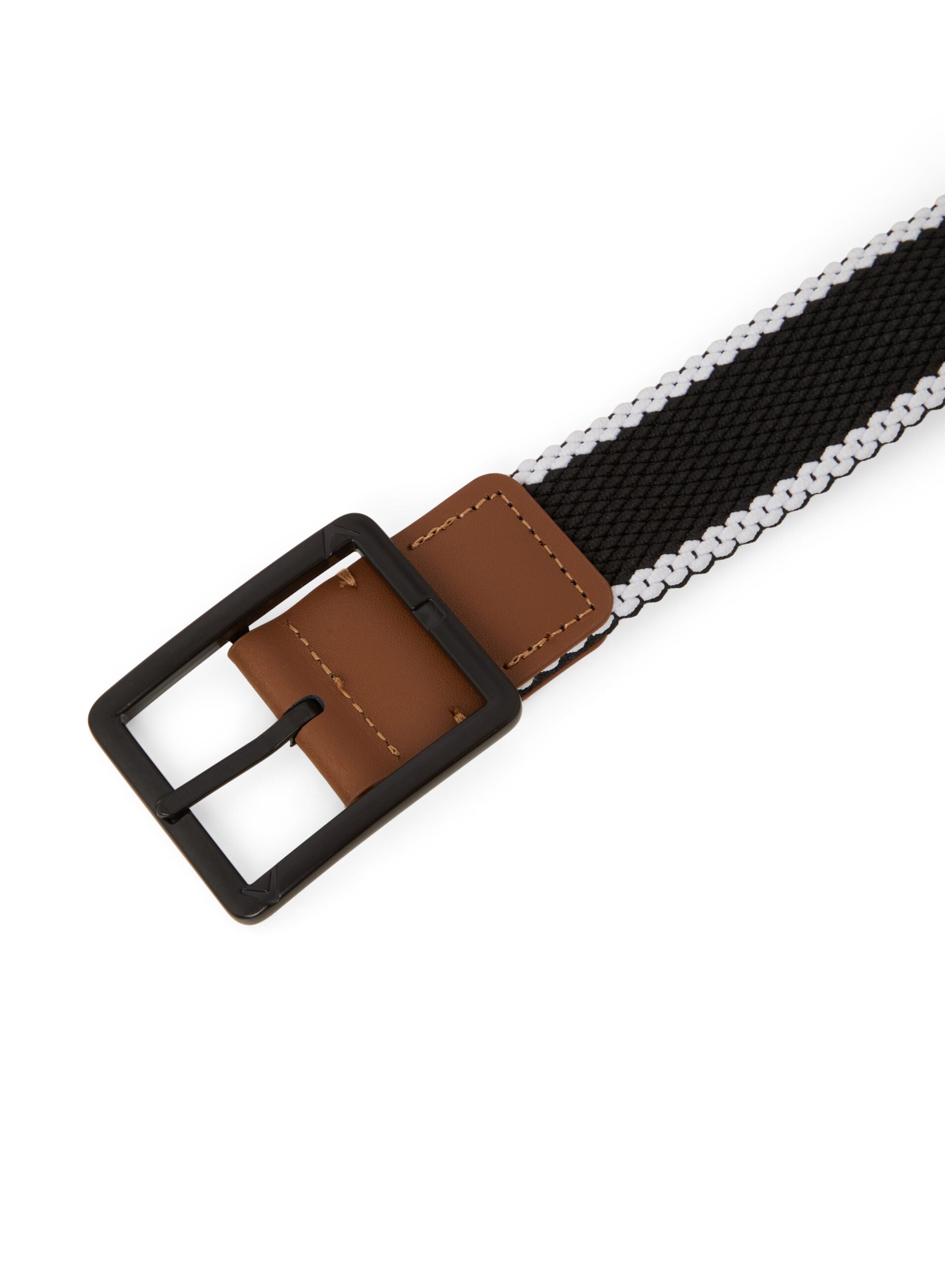 Callaway Striped Stretch Braided Belt