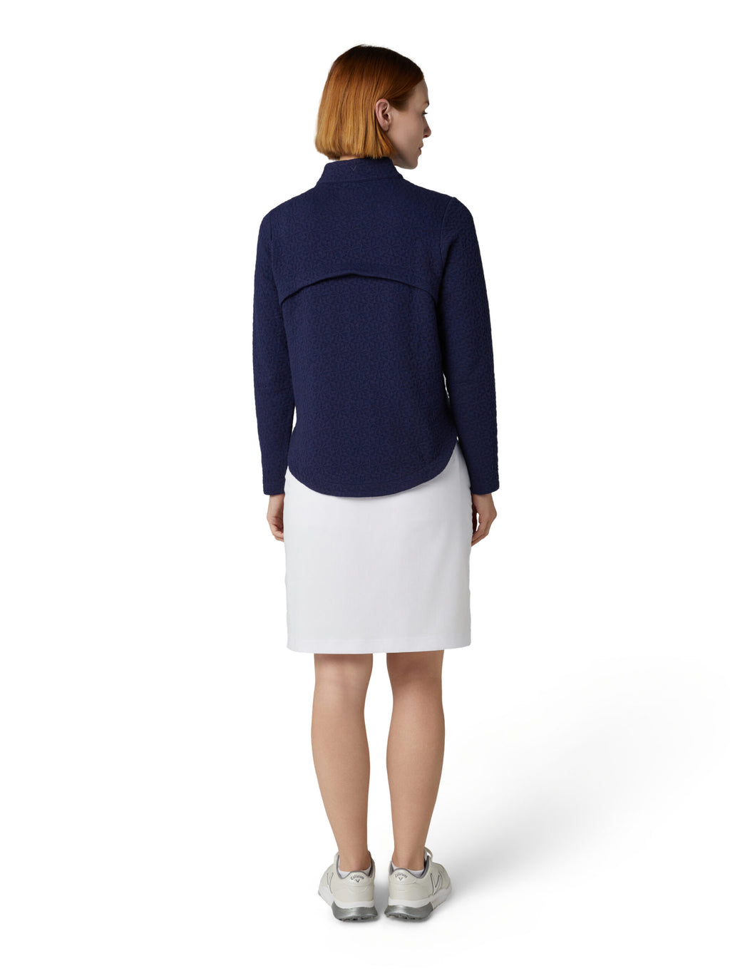 Callaway Ladies 1/2 Zip Quilted Knit Pullover