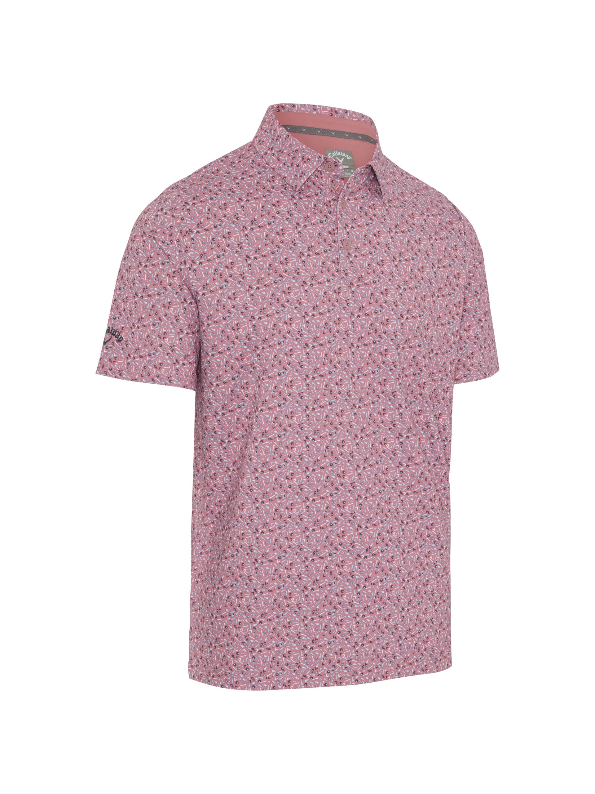 Callaway Novelty Confetti Print Polo